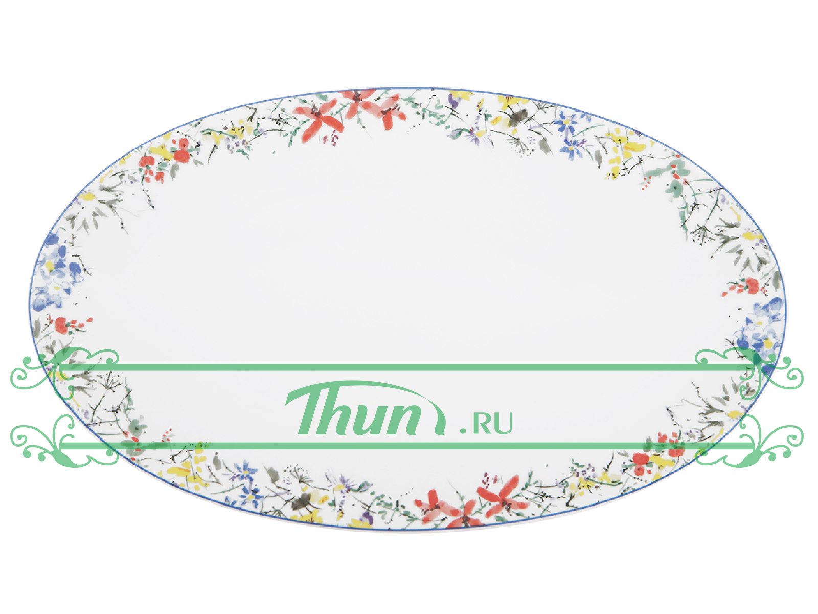 картинка Блюдо овальное Thun Лоос 36 см (ЛОС0009) от интернет-магазина Thun